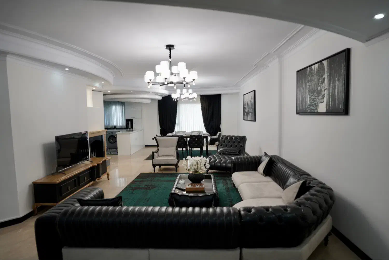 اجاره آپارتمان مبله (شیک،فول فرنیش )استخر دار|اجارهٔ کوتاهمدت آپارتمان و سوئیت|تهران, زعفرانیه|دیوار