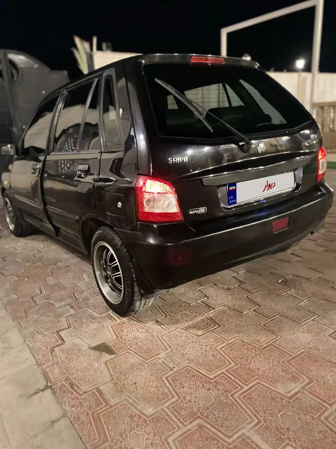 پراید ۱۱۱ مشکی|خودرو سواری و وانت|فولادشهر, سایت صنعتی کاوه|دیوار