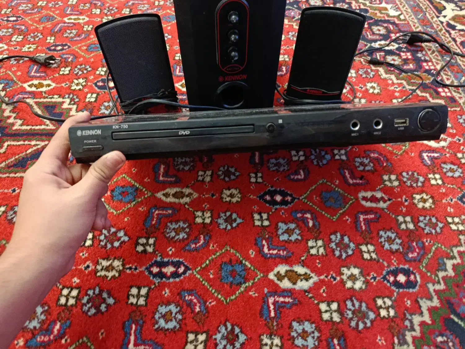 دی وی دی پلیر همراه با وسایل|سیستم صوتی خانگی|اردبیل, |دیوار