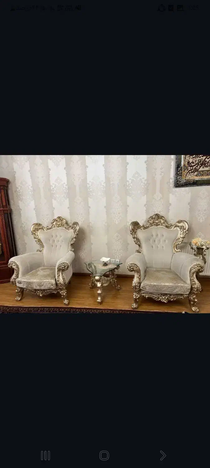 مبل ۹ نفره سلطنتی نو|مبلمان خانگی و میز عسلی|اردبیل, |دیوار