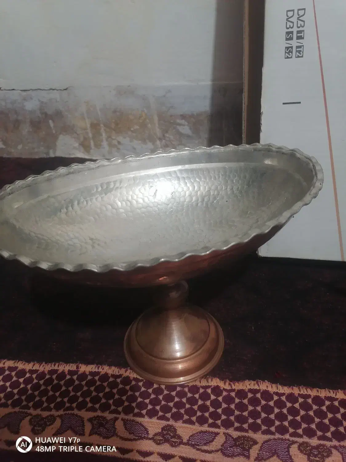 کاسه مسی|کلکسیون اشیاء عتیقه|بیرجند, |دیوار