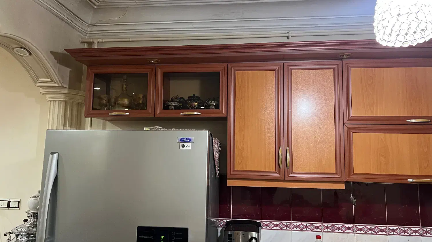 کابینت ام دی اف|آب‌چکان و نظم‌دهنده ظروف|رشت, اسماعیل آباد|دیوار