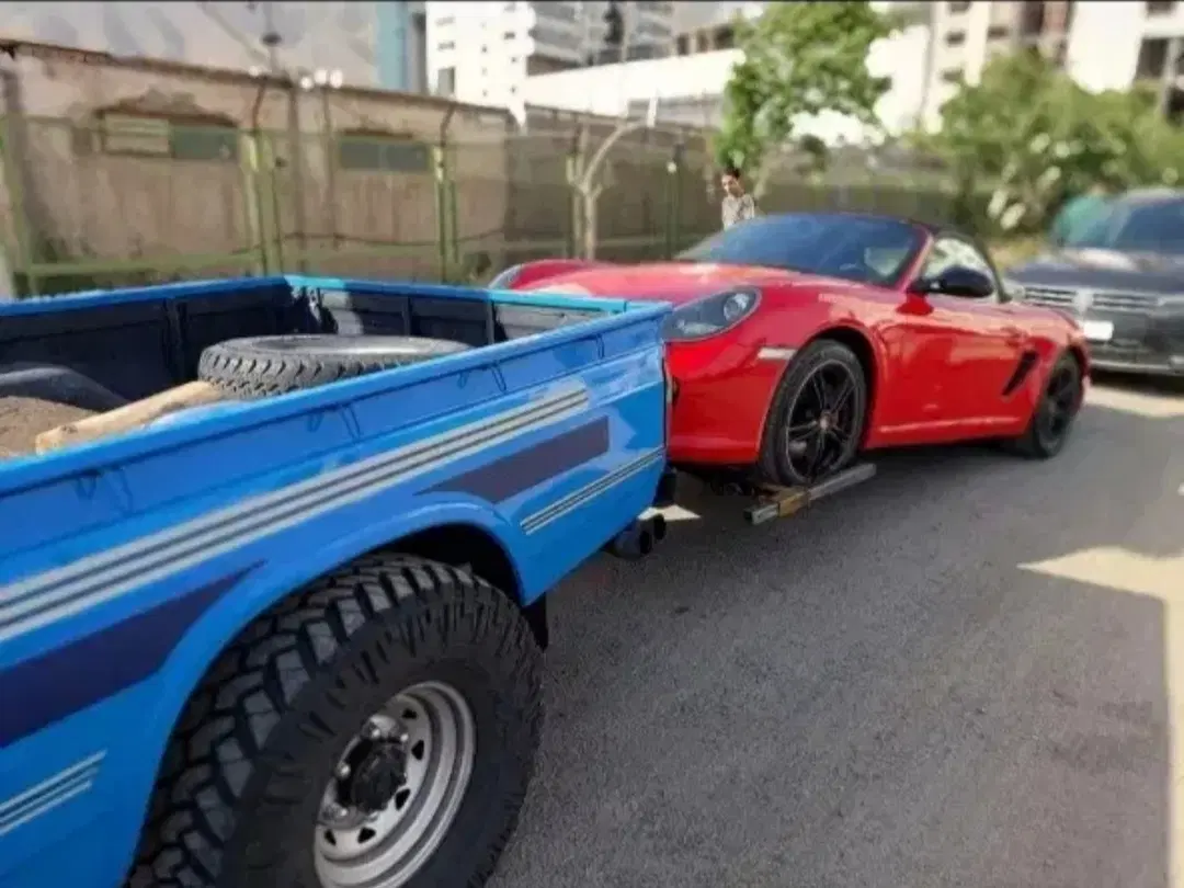 یدک کش امداد خودرو جرثقیل چرخ گیر 24ساعته نیسان|خدمات حمل و نقل|کرمانشاه, |دیوار