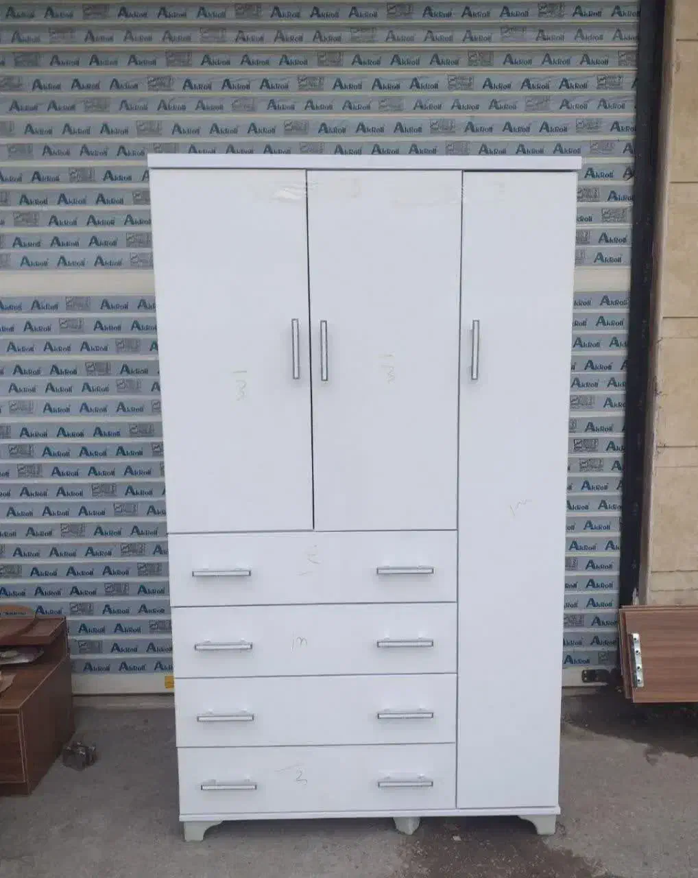 کمد ایستاده بامبو|جاکفشی، کمد، دراور|قائم‌شهر, |دیوار