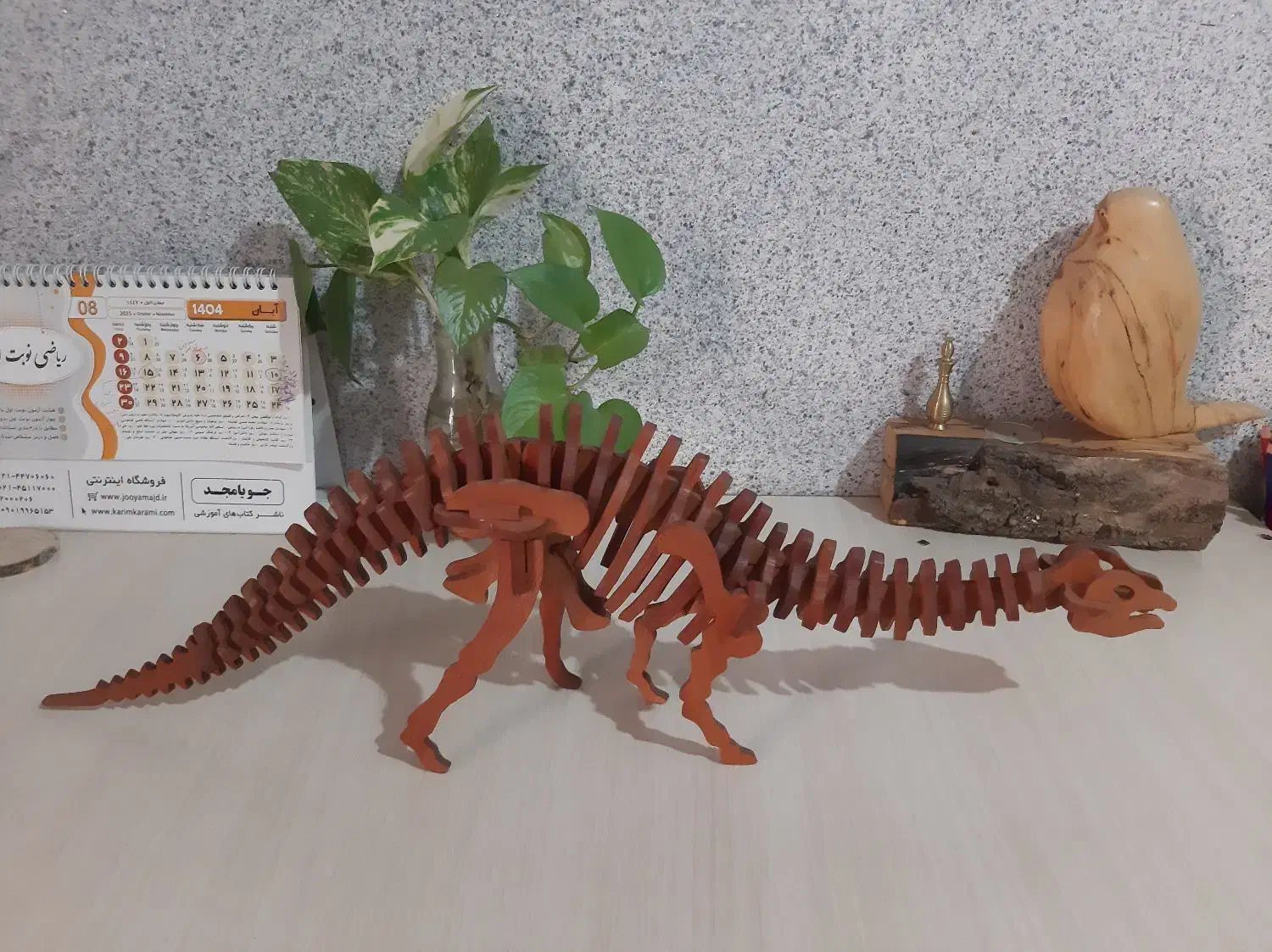 معرق اسکلت دایناسور|صنایع دستی و سایر لوازم تزئینی|قائم‌شهر, |دیوار