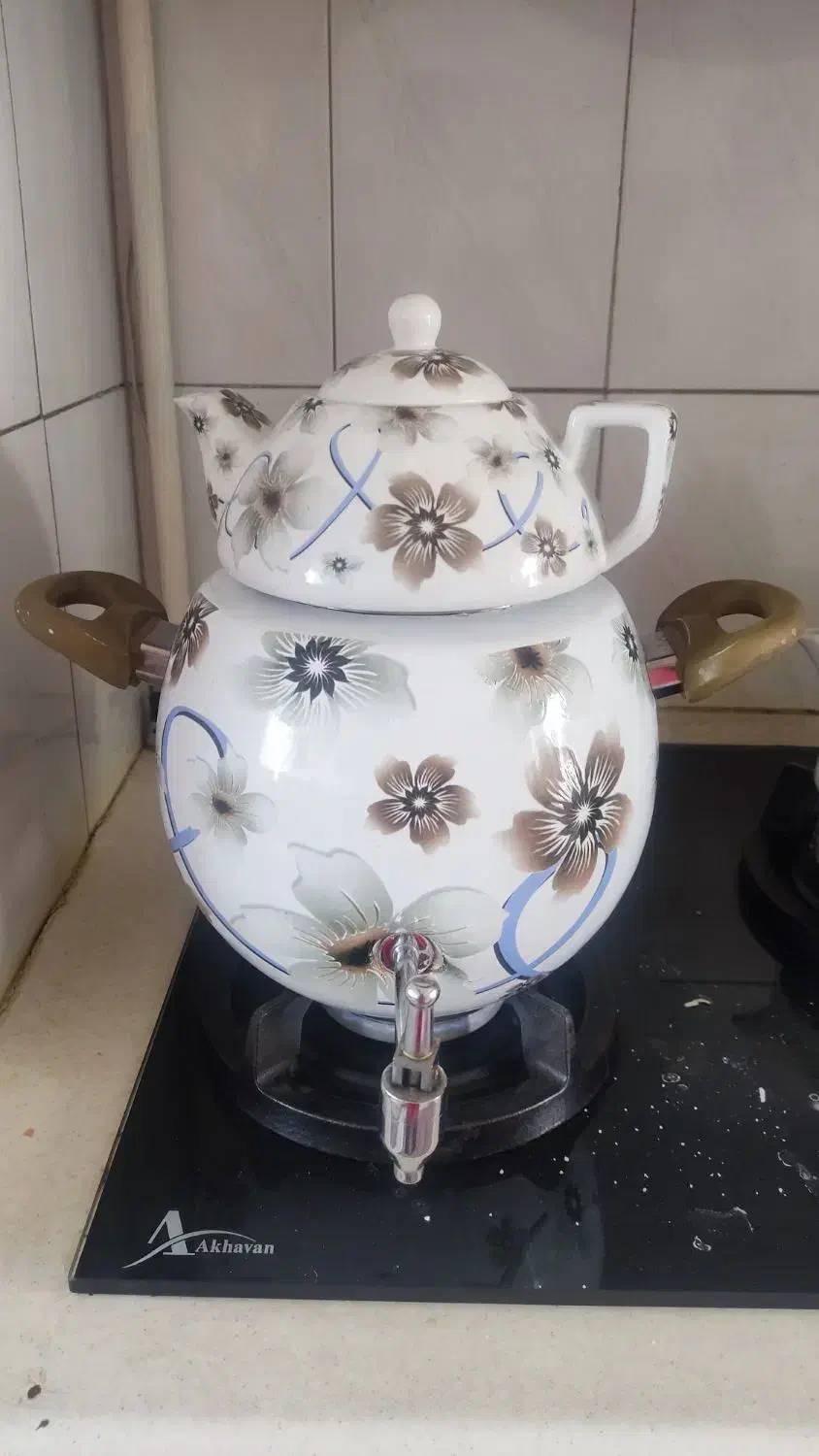 کتری قوری لعابی|قوری، کتری، قهوه‌ساز دستی|تهران, گلستان (شهرک راه آهن)|دیوار