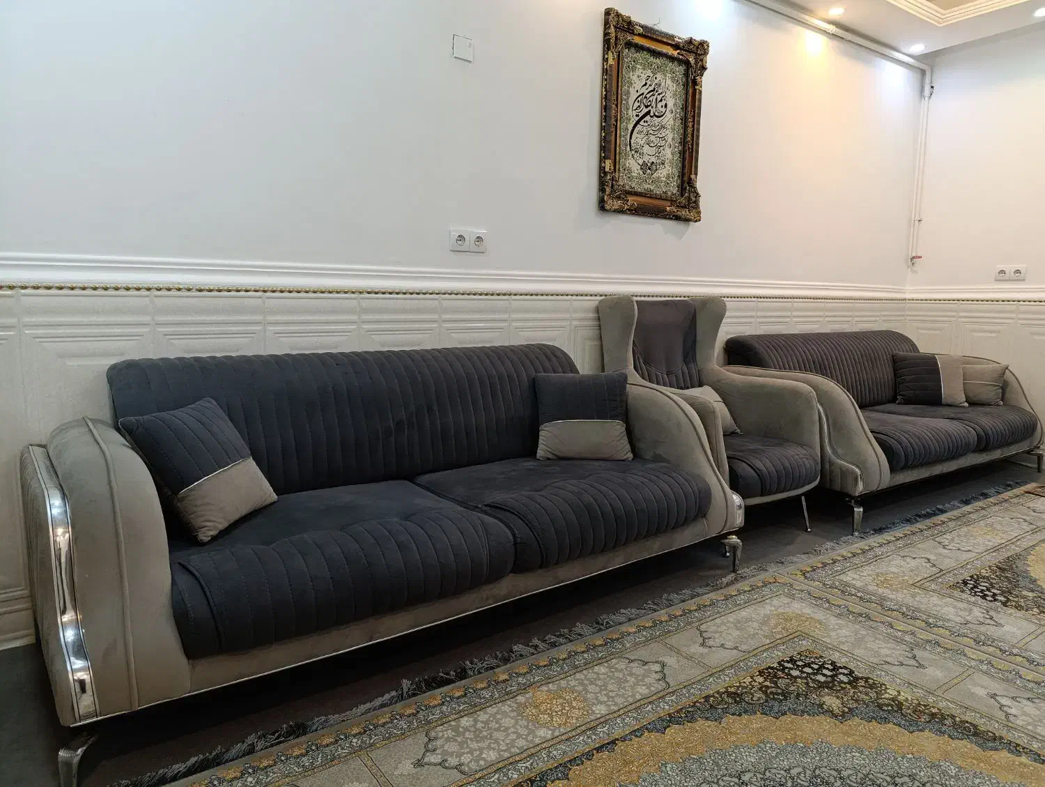 مبل ۸ نفره شیک و راحتی|مبلمان خانگی و میز عسلی|اهواز, شریعتی جنوبی|دیوار