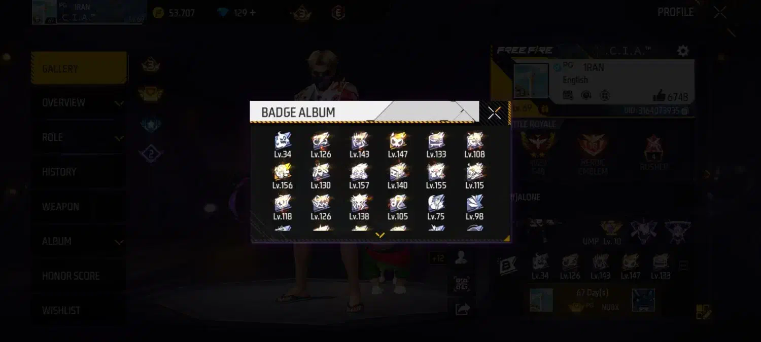 اکانت فری فایر|کنسول، بازی ویدئویی و آنلاین|میناب, |دیوار