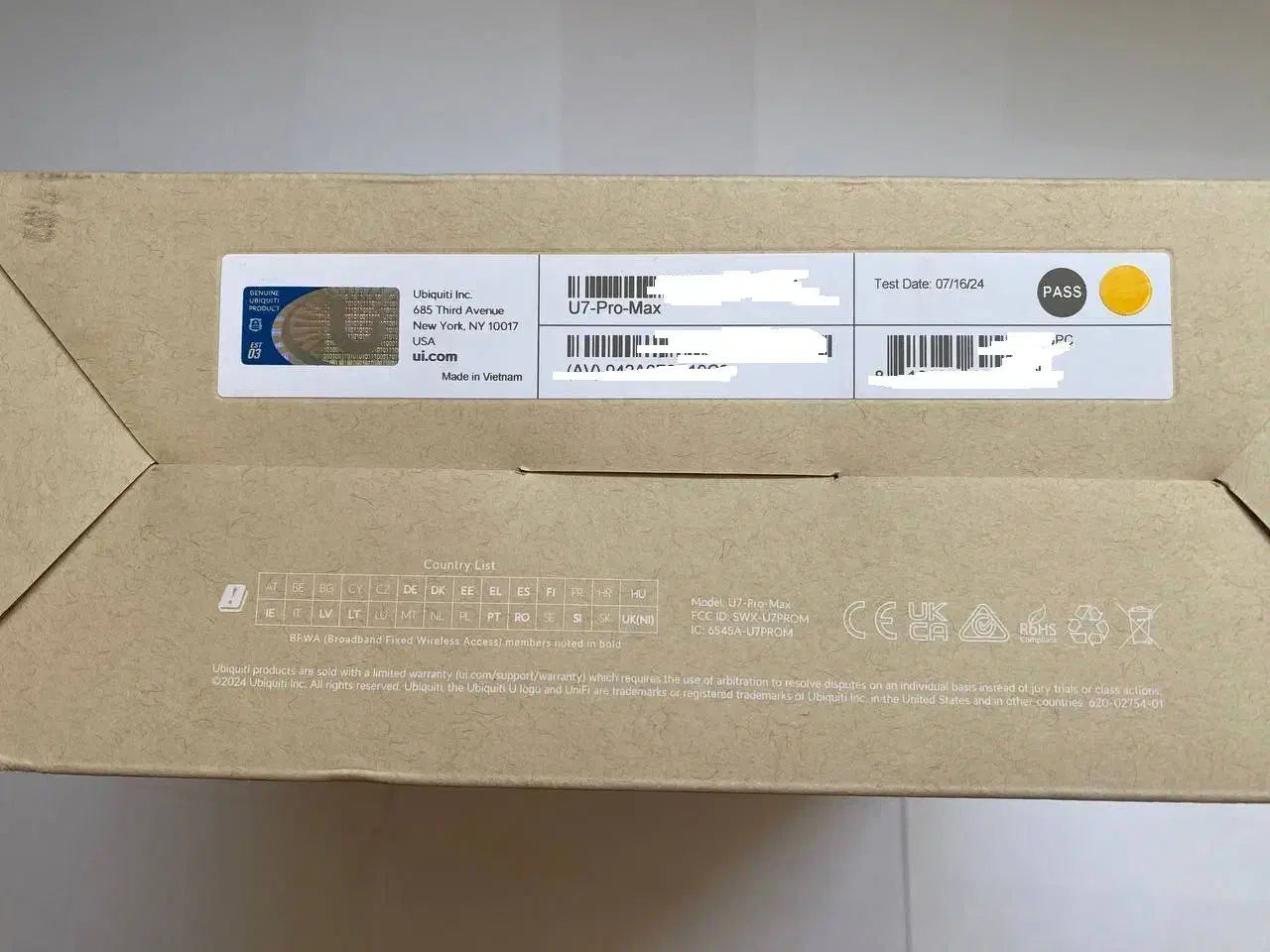 اکسس پوینت Ubiquiti یوبیکیوتی آک UniFi U7 Pro Max|مودم و تجهیزات شبکه|تهران, تهران‌نو|دیوار