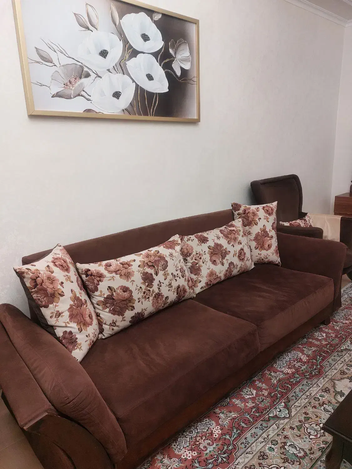 مبل ۹ نفره + دو عدد عسلی|مبلمان خانگی و میز عسلی|تهران, دردشت|دیوار