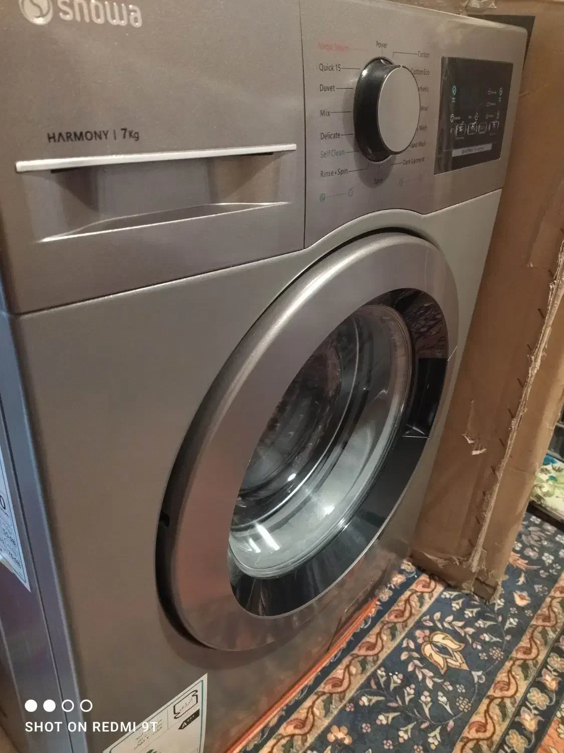 لباسشویی اسنوا کاملا سالم|ماشین لباسشویی و خشککن لباس|شاندیز, |دیوار