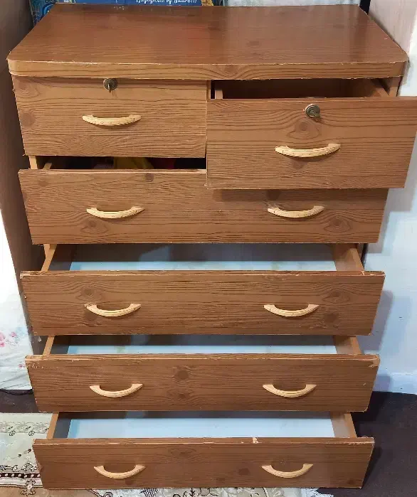 دراور ۷ کشو و قفسه مشبک|جاکفشی، کمد، دراور|بندرعباس, |دیوار