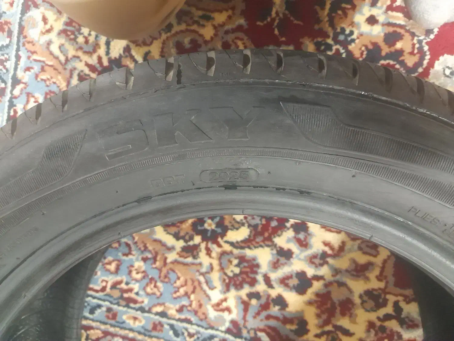 یک حلقه لاستیک ۲۰۵پژو رینگ ۱۶یزد کویر تاریخ ۲۰۲۵|قطعات یدکی و لوازم جانبی|کوهدشت, |دیوار