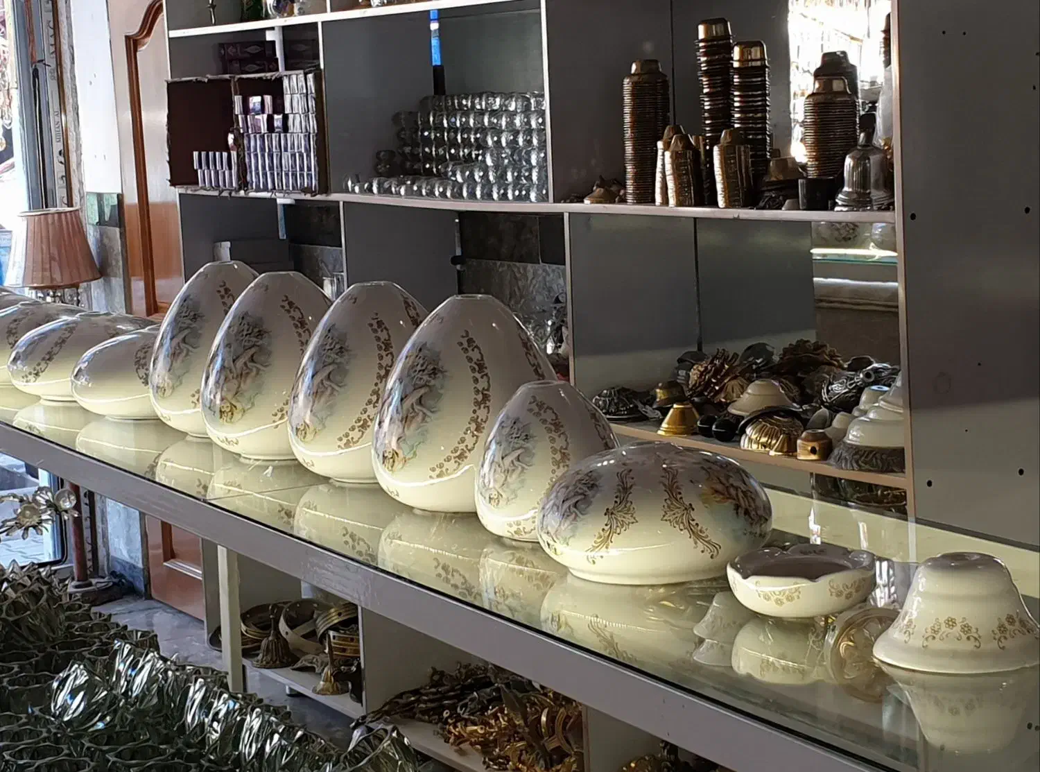 چینی و سرامیک لوستر آباژور وقطعات لوستر|لوستر و چراغ آویز|اردبیل, |دیوار