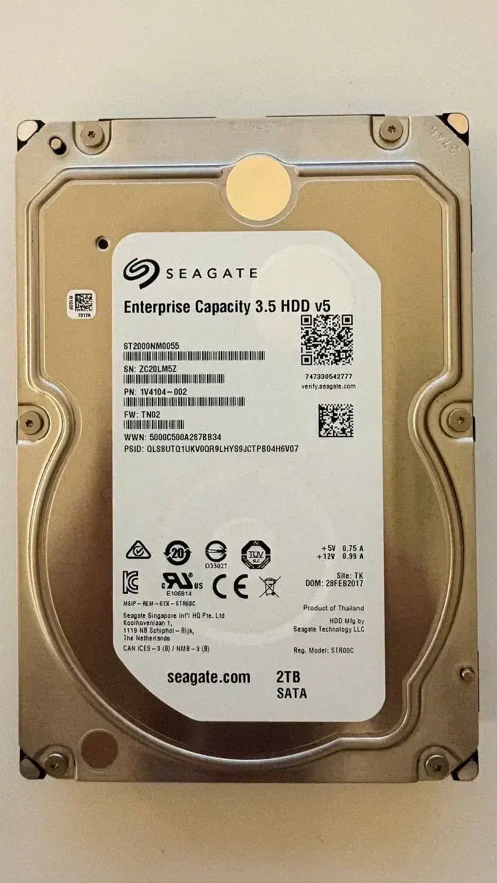 هارد ۲ ترا و یک ترا اینترنال|قطعات و لوازم جانبی رایانه|تهران, تهرانپارس غربی|دیوار