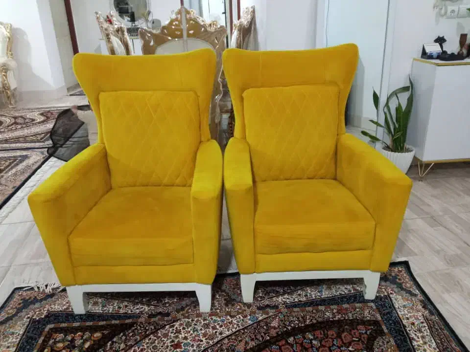 مبل چستر طوسی لیمویی قیمت حراجی فروش فوری|مبلمان خانگی و میز عسلی|مسجد سلیمان, |دیوار