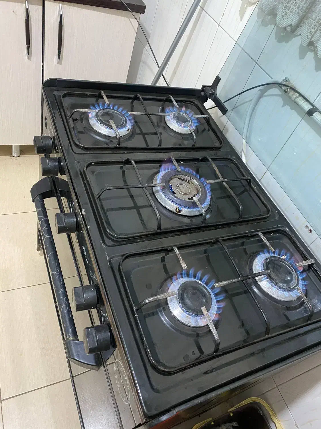 گاز پنج شعله سالم طرح فر|اجاق گاز و لوازم برقی پخت‌وپز|پاکدشت, پاکدشت (مامازند)|دیوار