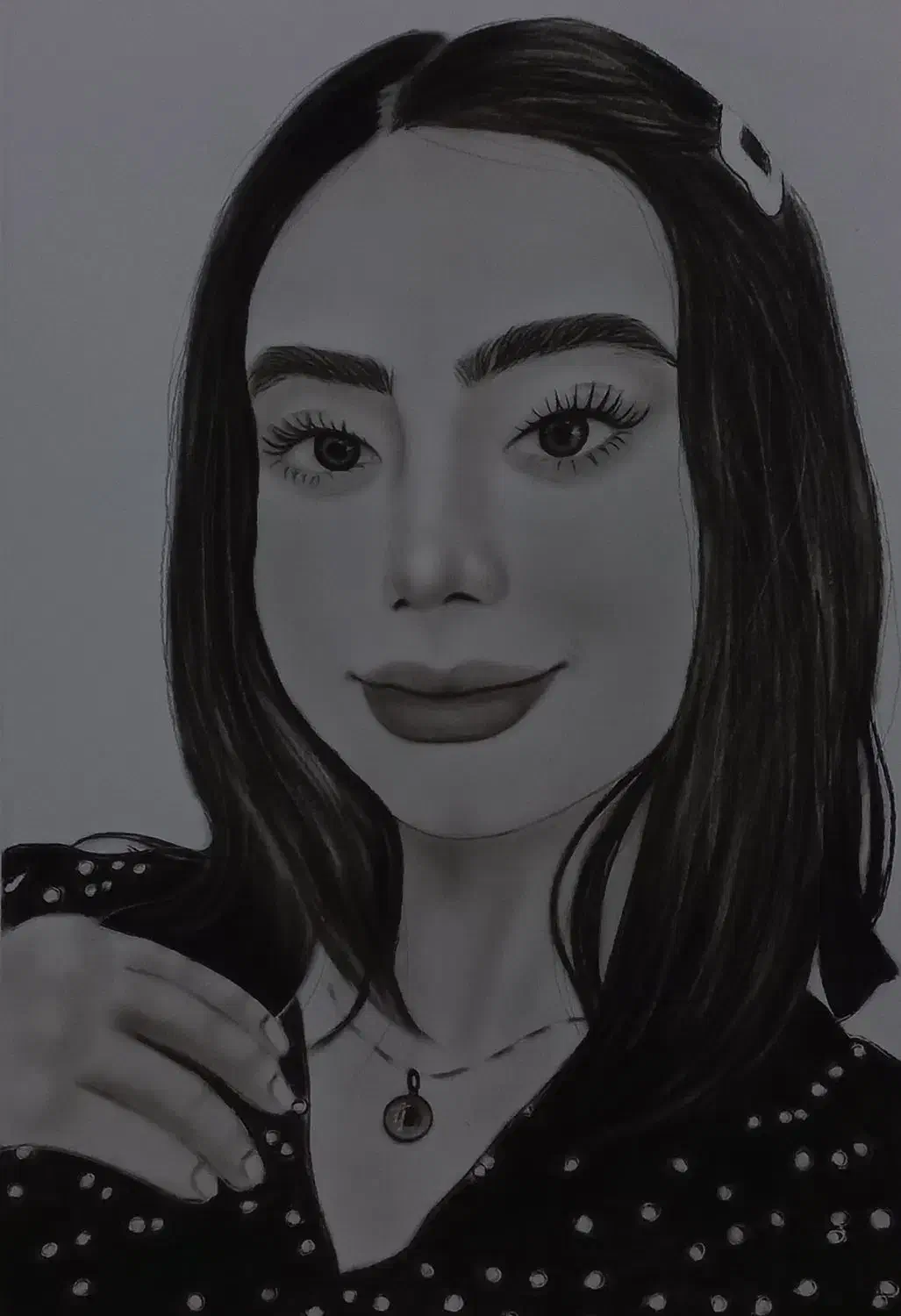 نقاشی پرتره سیاه قلم مناسب هدیه|تابلو، نقاشی، عکس|اندیشه, اندیشه فاز ۳|دیوار