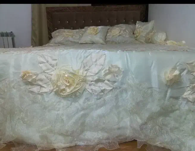 سرویس روتختی ساتن عروس ترک دونفره|سرویس روتختی|بوشهر, |دیوار