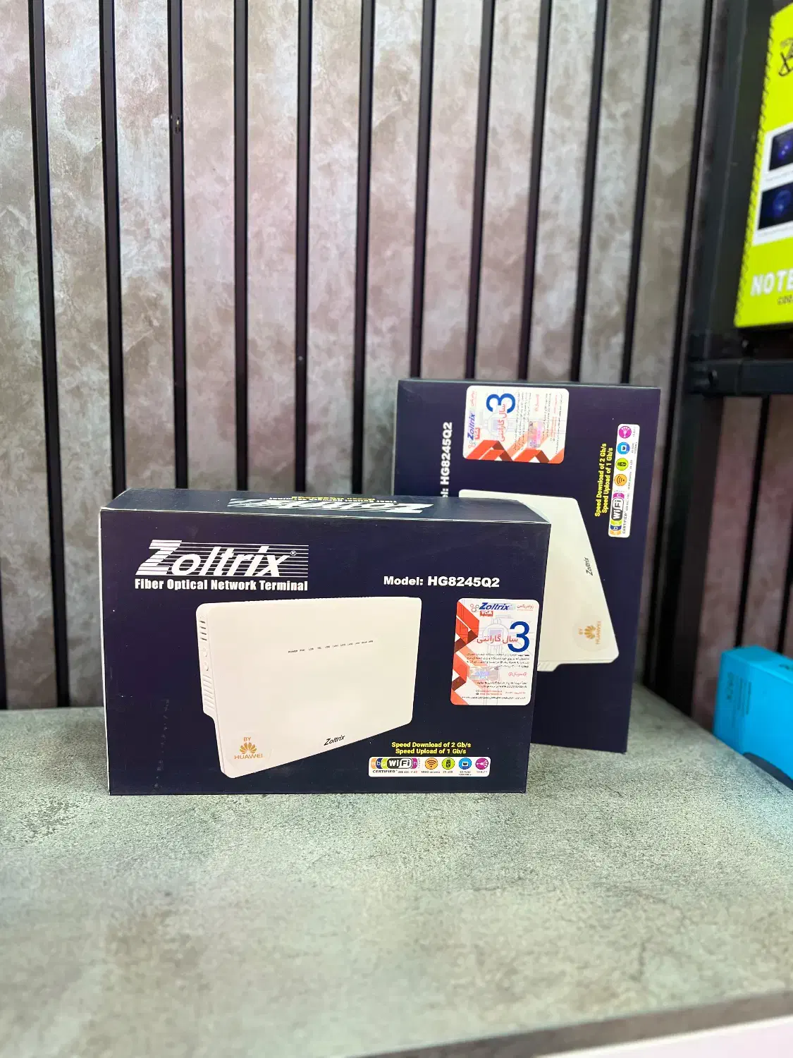 مودم فیبر نوری هواوی اصلی باگارانتی ۳ساله زولتریکس|مودم و تجهیزات شبکه|بوشهر, |دیوار