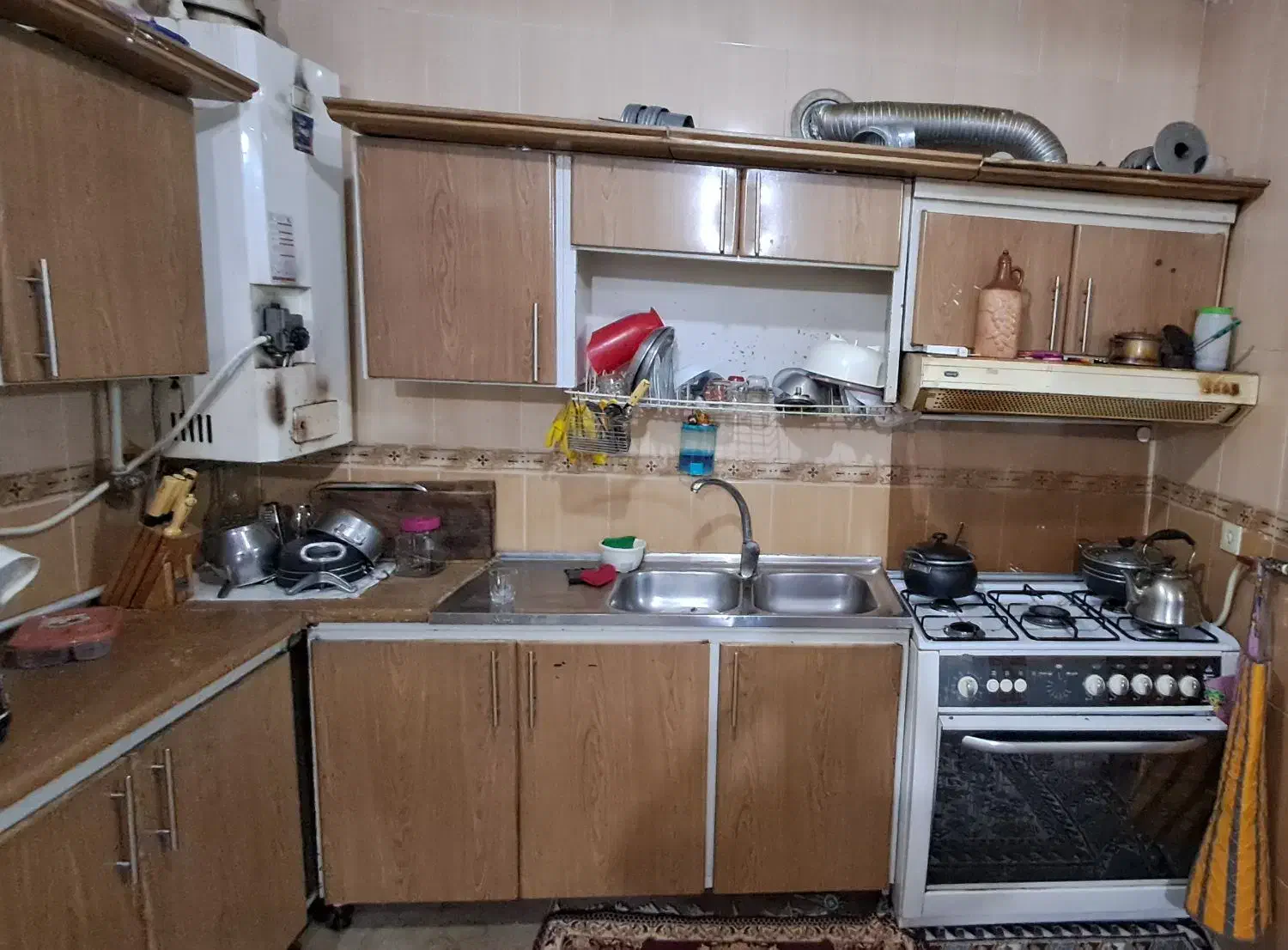 کابینت فلز|آبچکان و نظمدهنده ظروف|شیراز, شهرک جماران|دیوار