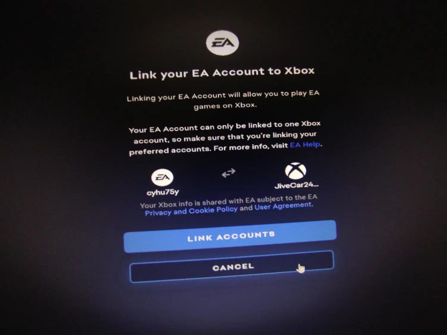 اکانت خام EA برای XBOX لینک شده EA FC 26|کنسول، بازی ویدئویی و آنلاین|مشهد, دانشجو|دیوار