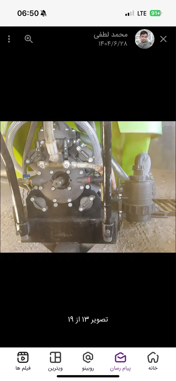 سمپاش جت توربو ۱۰۰۰ لیتری|ماشینآلات صنعتی|مشهد, شهید رضوی|دیوار