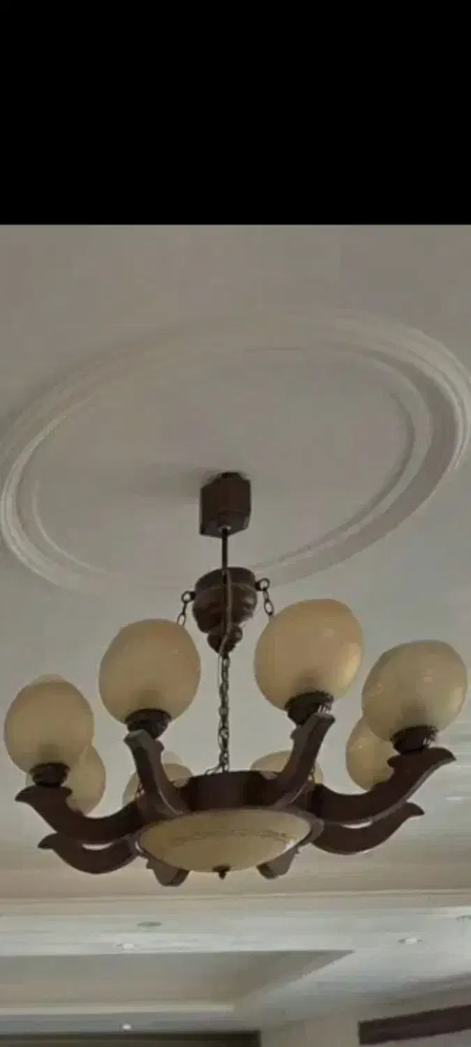 لوستر ۸شاخه|لوستر و چراغ آویز|تنکابن, |دیوار