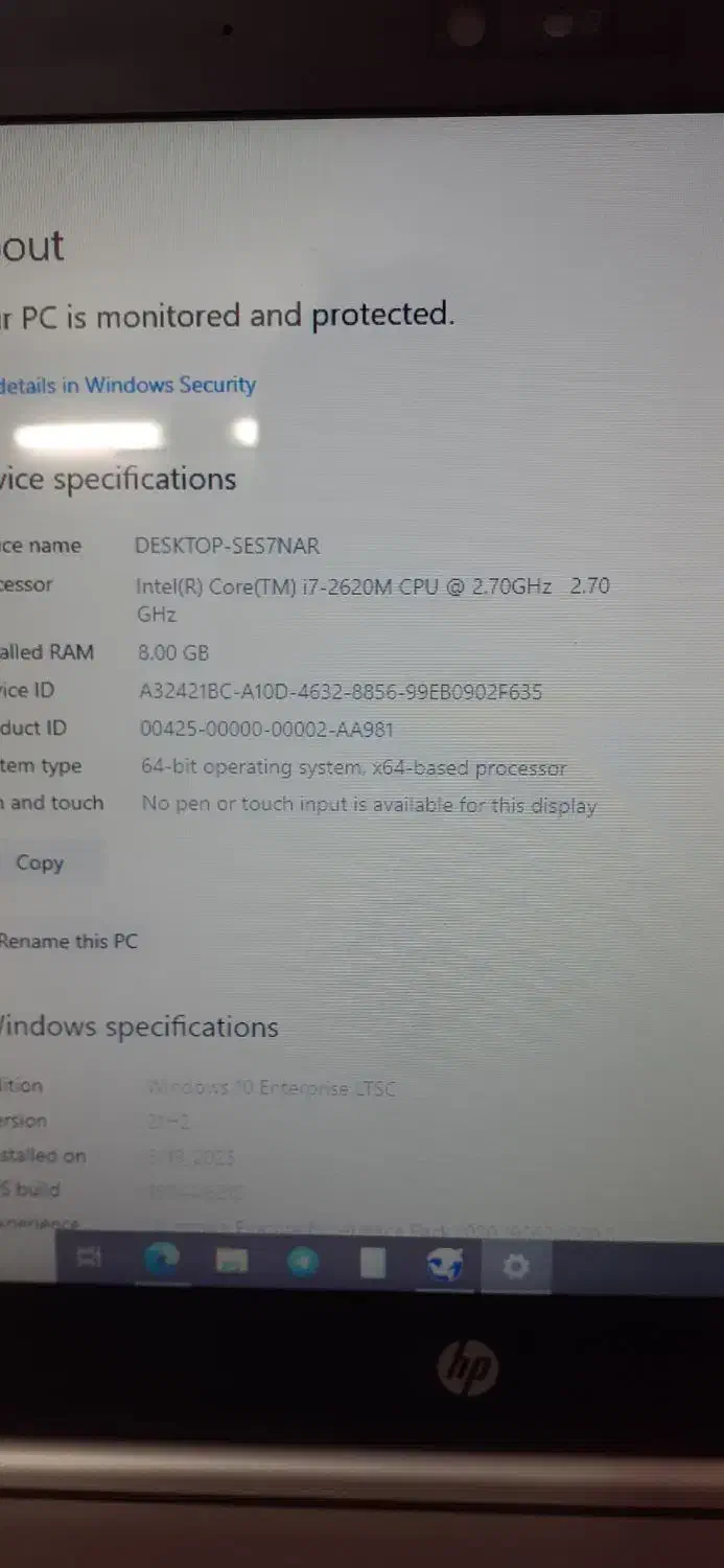 لبتاپ hp 8460p دانشجویی گرافیک دار i7|رایانه همراه|مشهد, حجت|دیوار