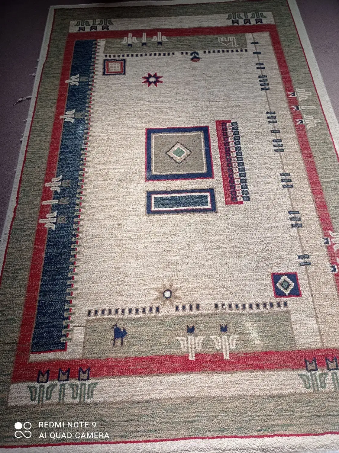 قالیچه سالم|فرش|باقرشهر, |دیوار