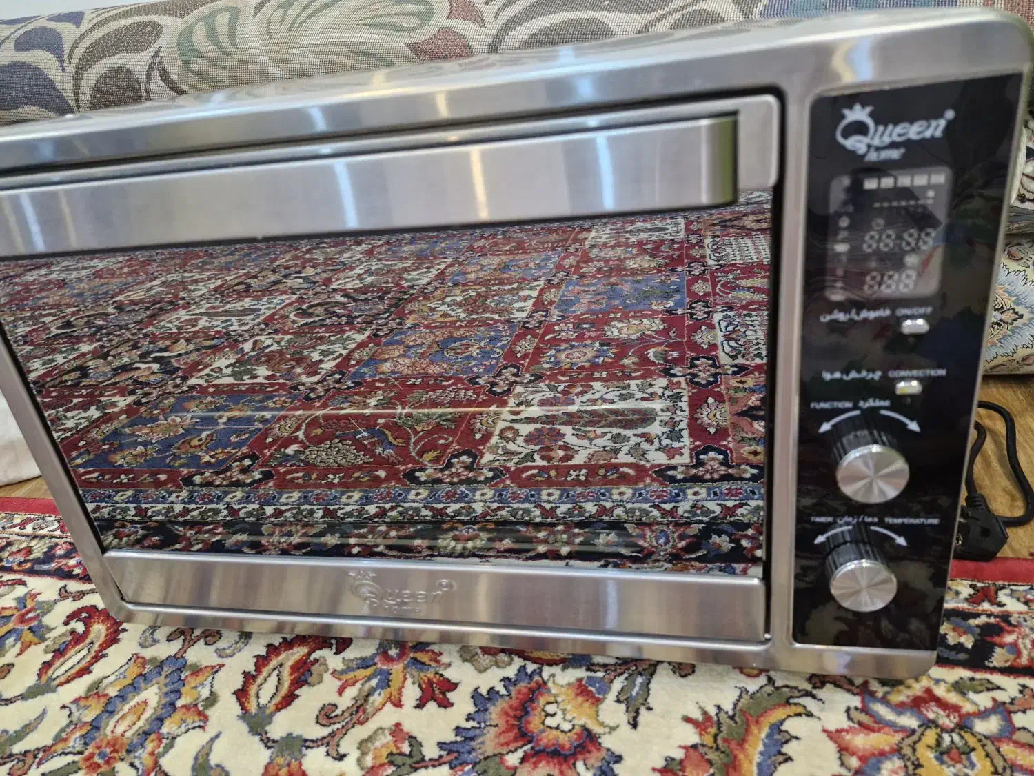 آون توستر استیل مارک کویین|اجاق گاز و لوازم برقی پخت‌وپز|شهرکرد, |دیوار