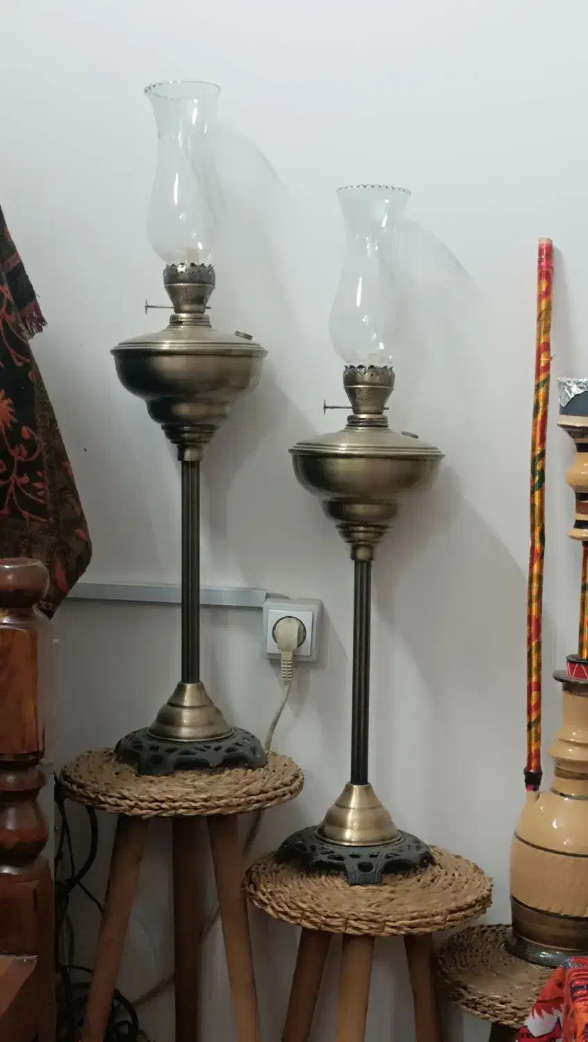 چراغ نفتی یک جفت|بخاری، هیتر، شومینه|تهران, شهرک گلها (تهرانسر)|دیوار