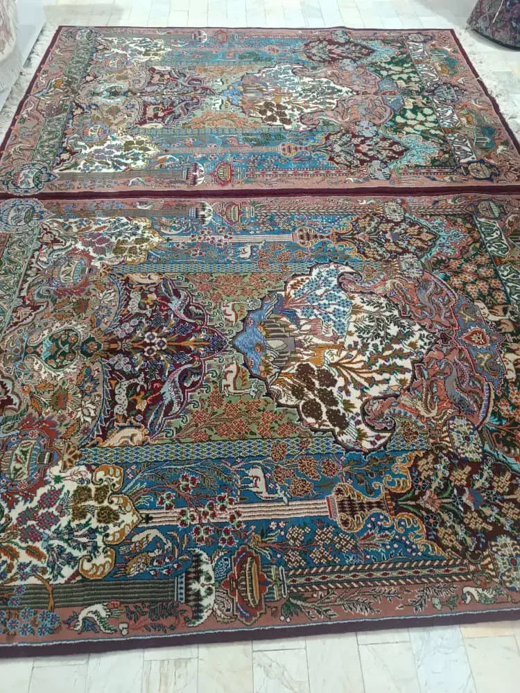 جفت ۶ متری فرش دستباف کاشمر|فرش|کاشمر, |دیوار