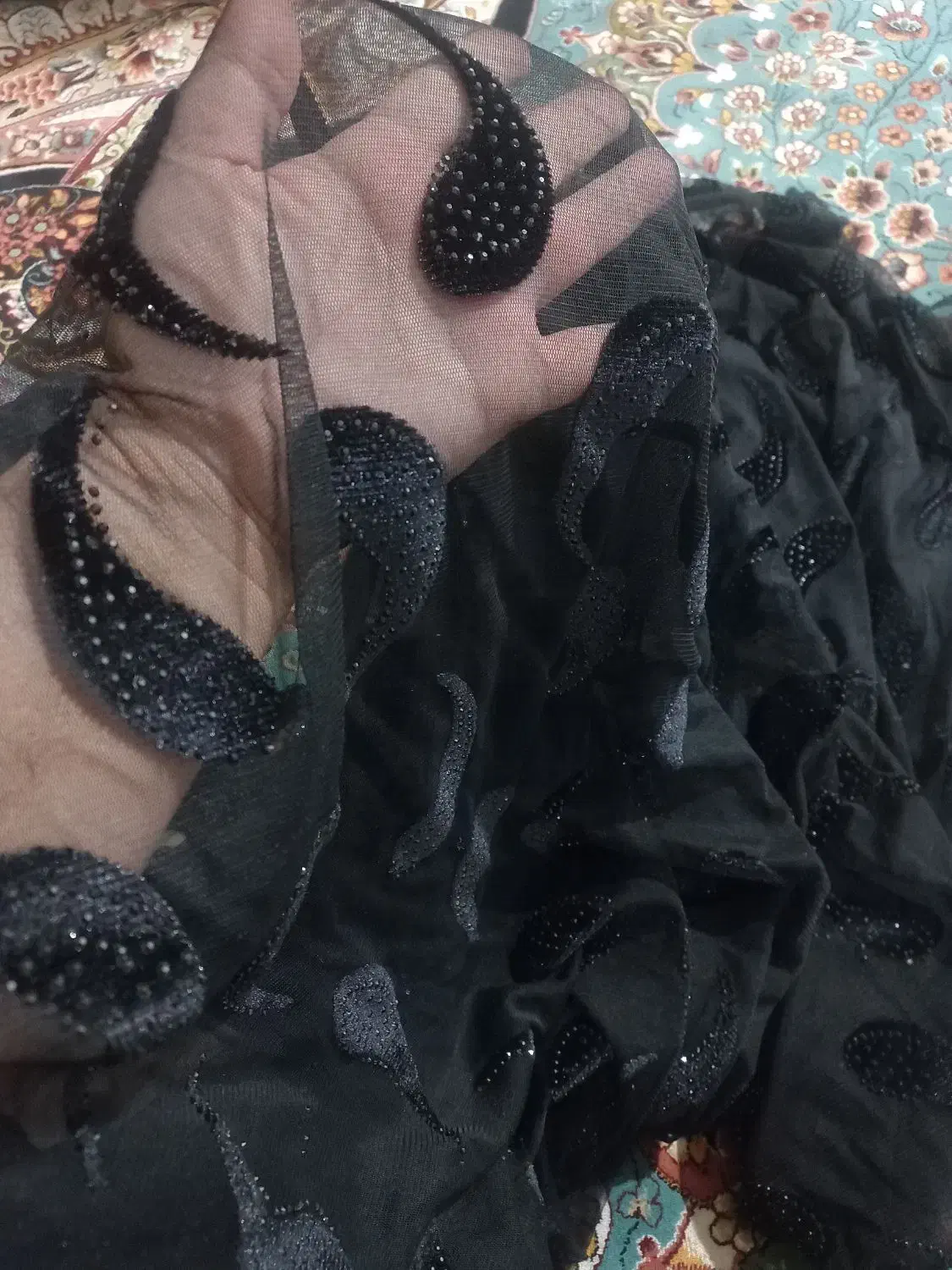 چادر محلی جدید مخمل|لباس|دهدشت, |دیوار