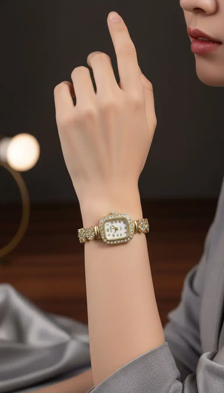 ساعت نگین دار زنانه (مشابه جواهر)|ساعت|کرمانشاه, |دیوار