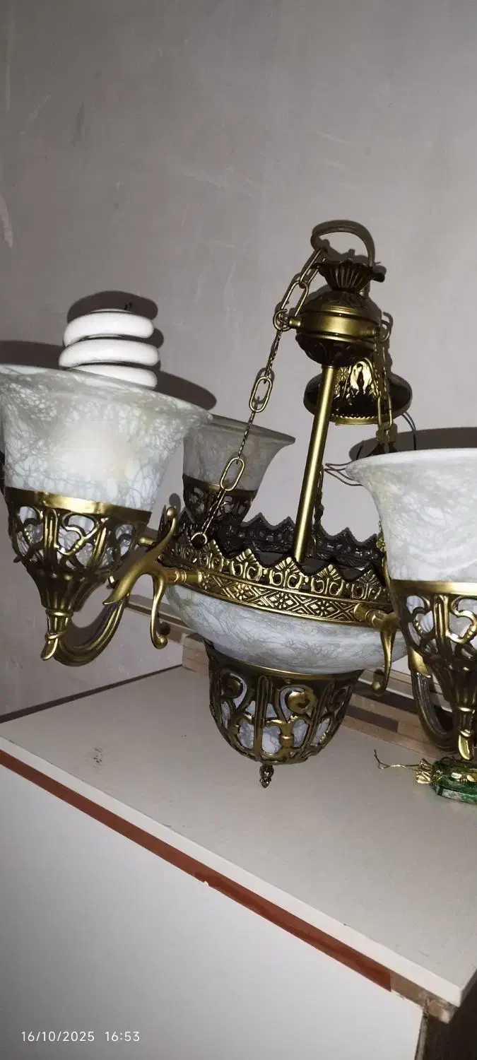 لوستر شش شاخه|لوستر و چراغ آویز|تبریز, |دیوار