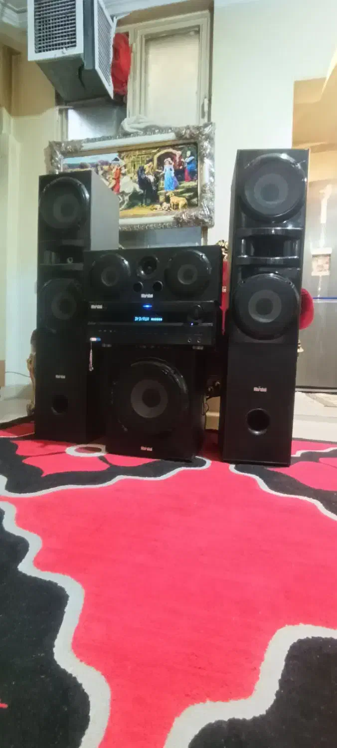 اسپیکر بزرگ پنج تیکه مارشال|سیستم صوتی خانگی|تهران, هفت چنار|دیوار