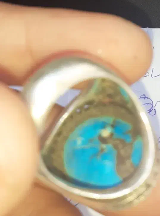 انگشتر فیروزه نقره دست ساز|جواهرات|سرعین, |دیوار