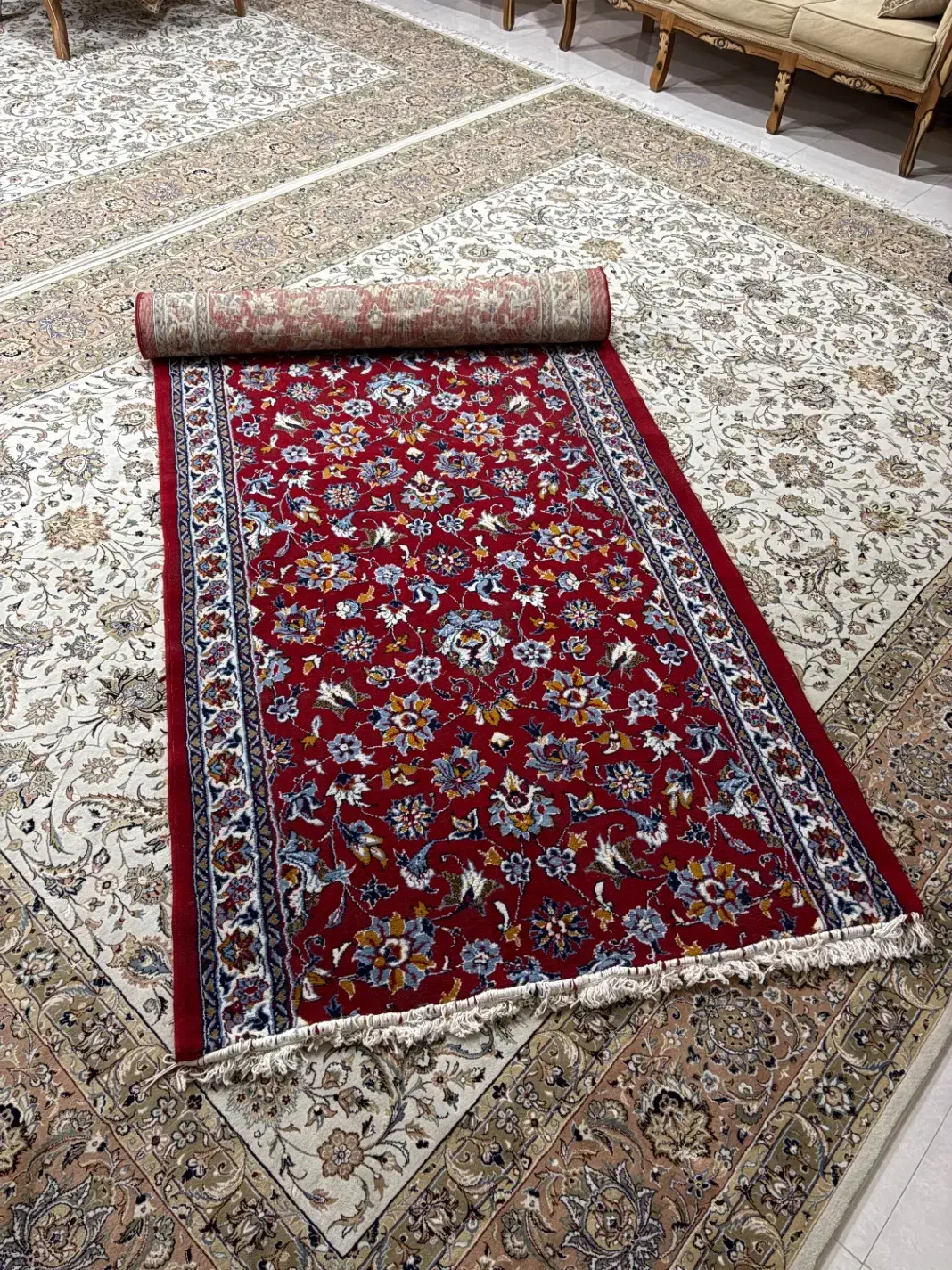 کناره . فرش راهرویی . کناره فرش|فرش|شیراز, فرگاز|دیوار