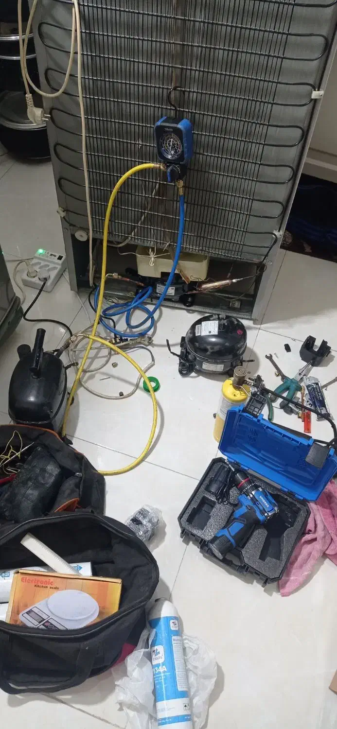 تعمیرات یخچال فریزر ساید آبسردکن تهرانپارس باضمانت|خدمات پیشه و مهارت|تهران, خاک سفید|دیوار