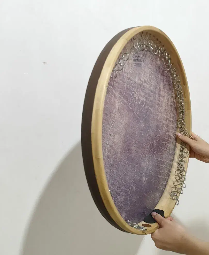 دَف مدل رمو|سازهای سنتی|کوهدشت, |دیوار