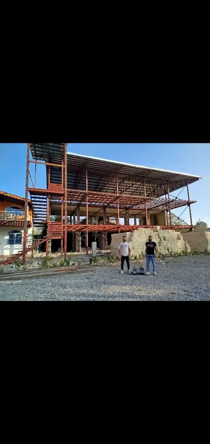 جوشکاری اسکلت اجرای شیروانی نصب در نرده|خدمات پیشه و مهارت|صفادشت, |دیوار