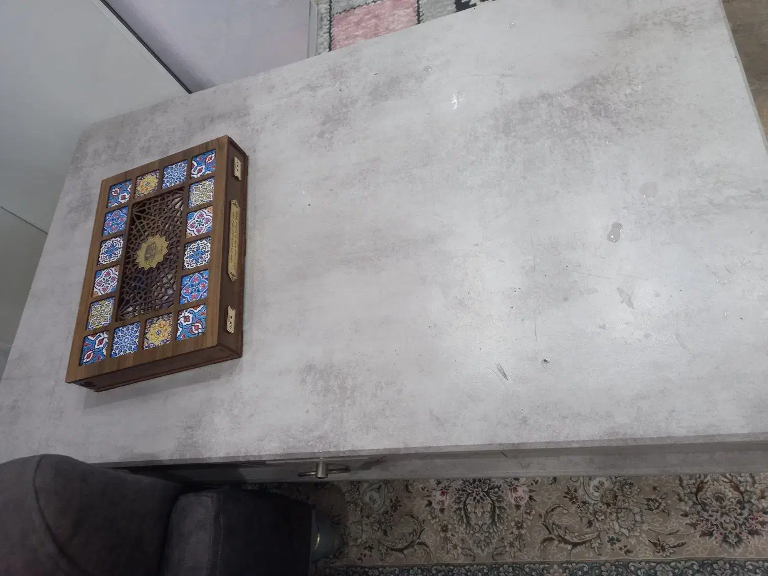 میز عسلی طوسی|مبلمان خانگی و میز عسلی|قرچک, میرزائی جنوبی|دیوار