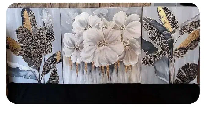 تابلو سه تیکه|تابلو، نقاشی، عکس|رضوانشهر, |دیوار