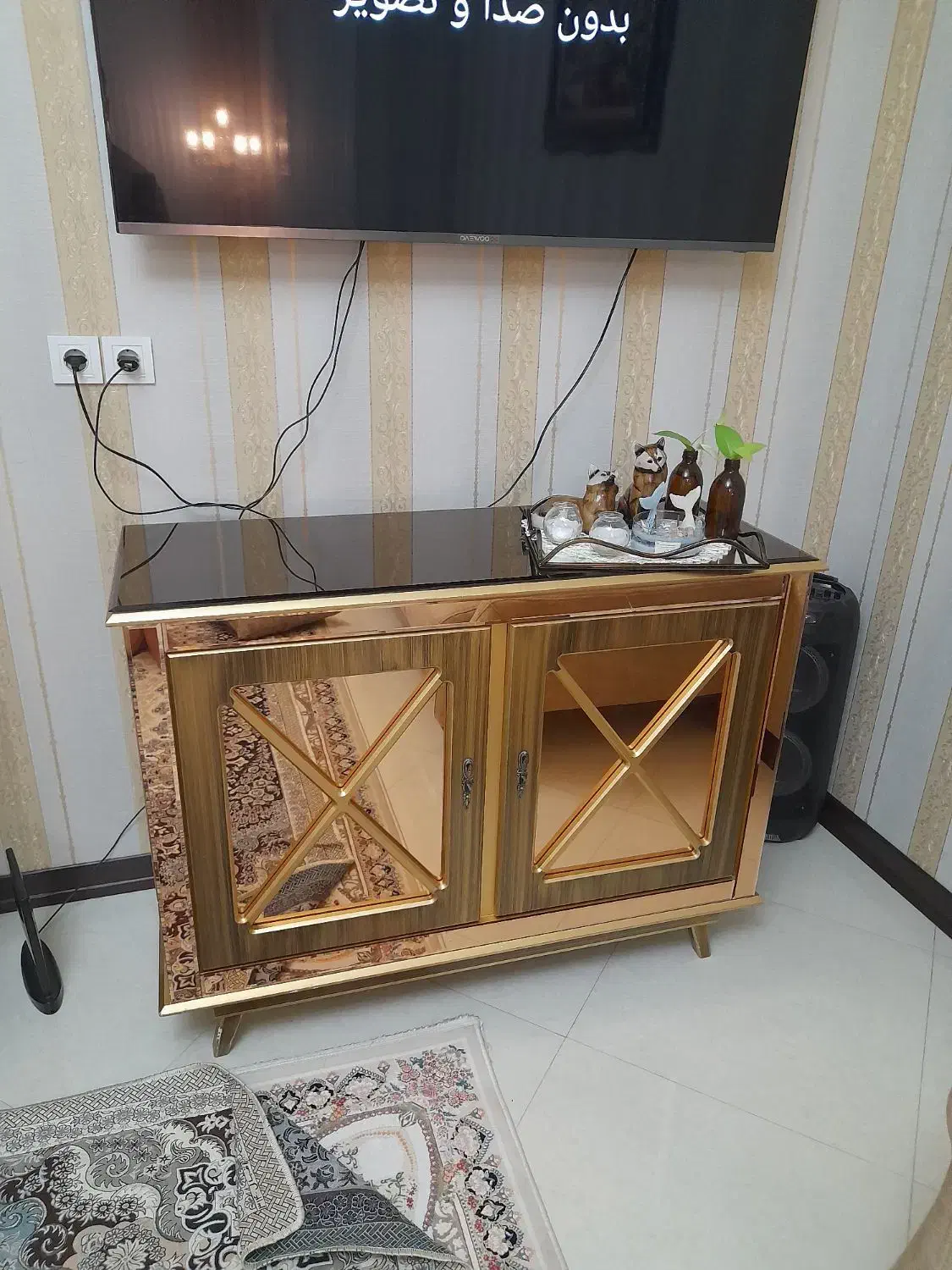 آینه کنسول|بوفه، ویترین، کنسول|مشهد, امام رضا (ع)|دیوار