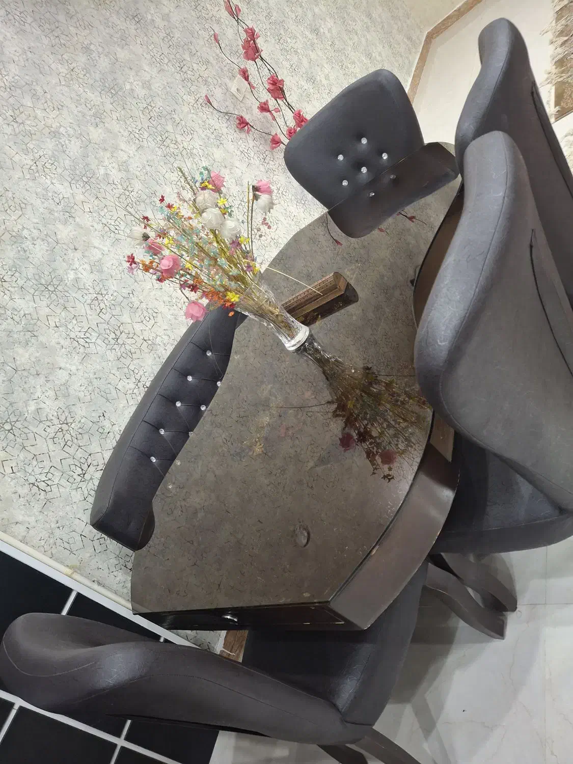 میز ناهار خوری ۶ نفره|میز و صندلی غذاخوری|خرمشهر, |دیوار