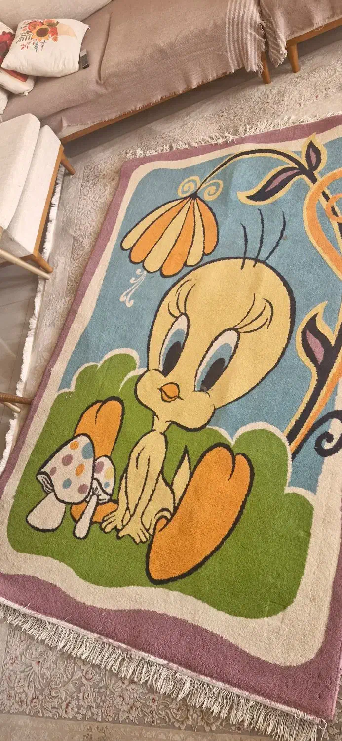 فرش اتاق کودک ۴ متری|فرش|کرج, شاهین‌ویلا|دیوار