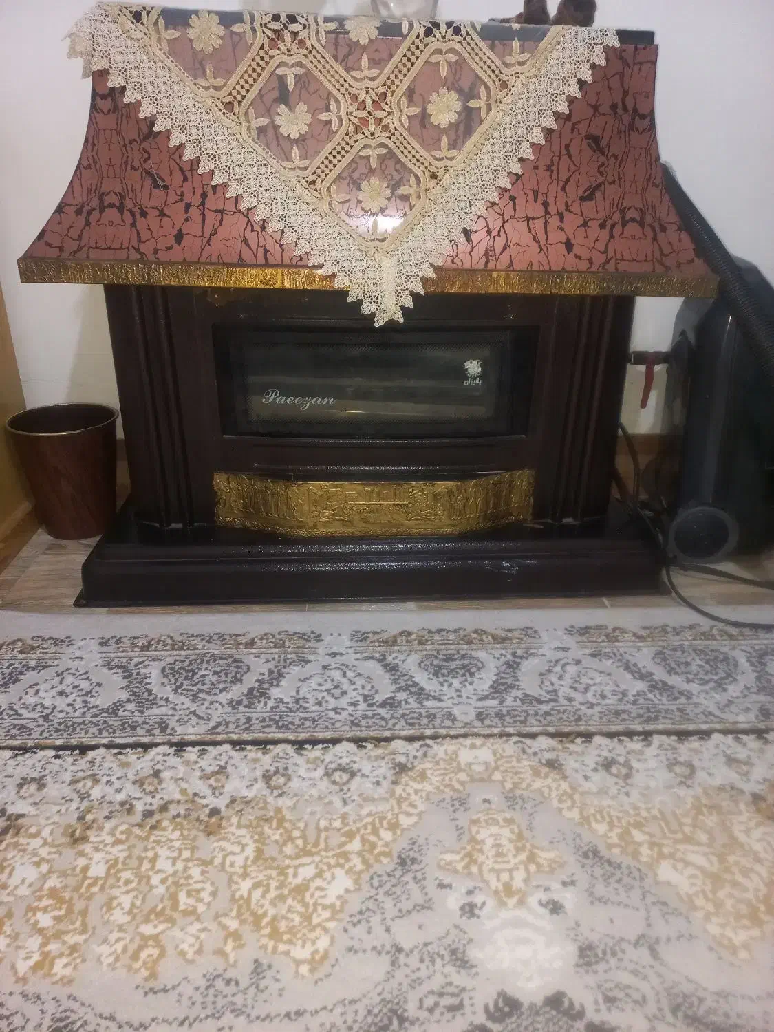 بخاری شومینه پاییزان در حد نو|بخاری، هیتر، شومینه|گرمسار, |دیوار