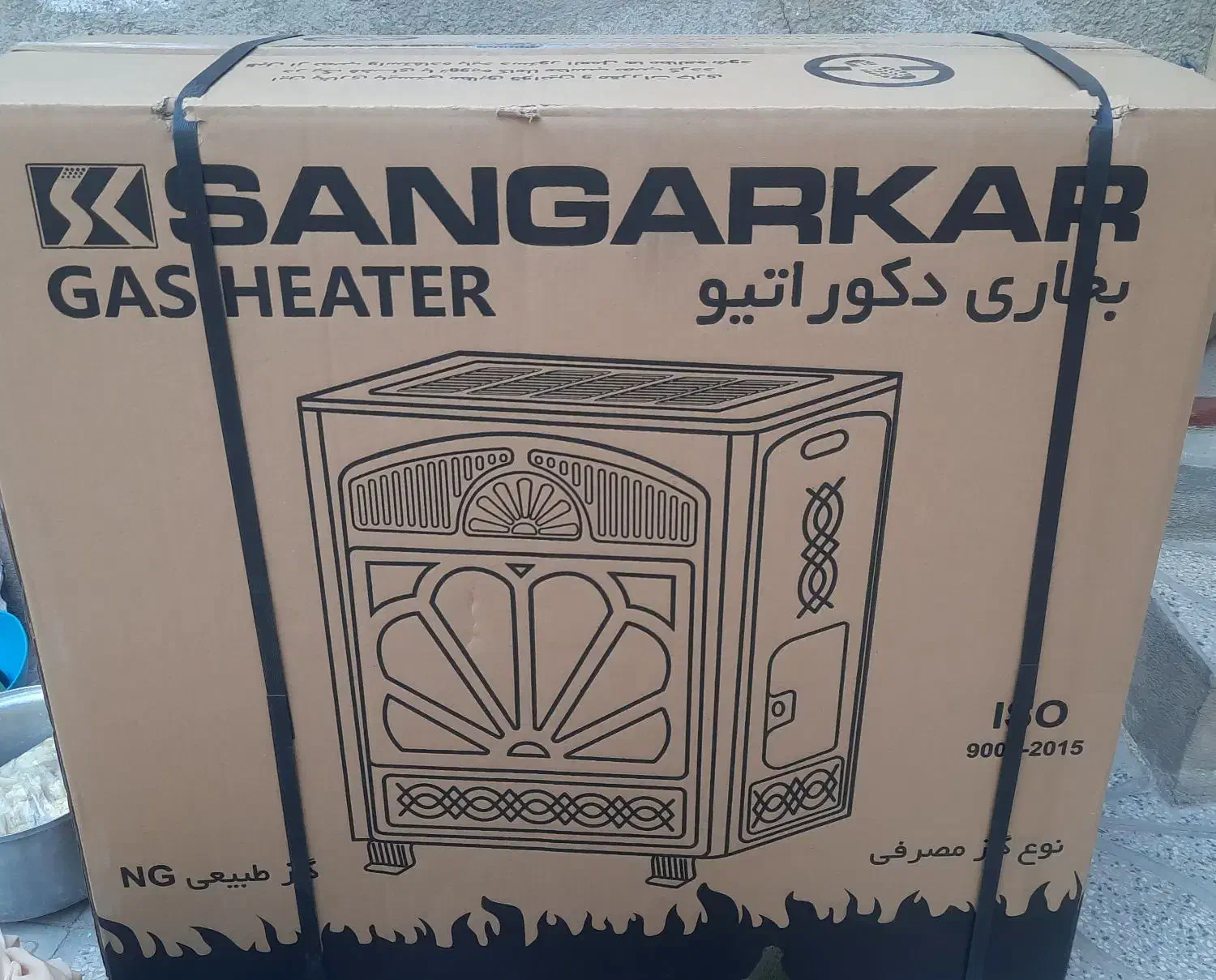 بخاری بزرگ سنگرکار|بخاری، هیتر، شومینه|زرقان, |دیوار