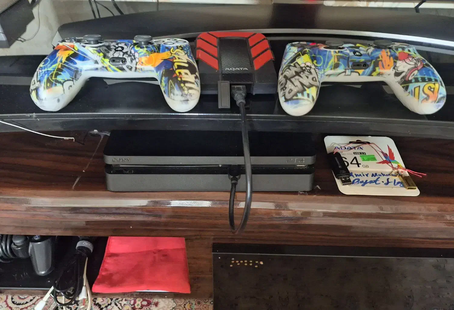 ps4 کپی خور اسلیم ۱ ترا دو دسته|کنسول، بازی ویدئویی و آنلاین|زنجان, |دیوار